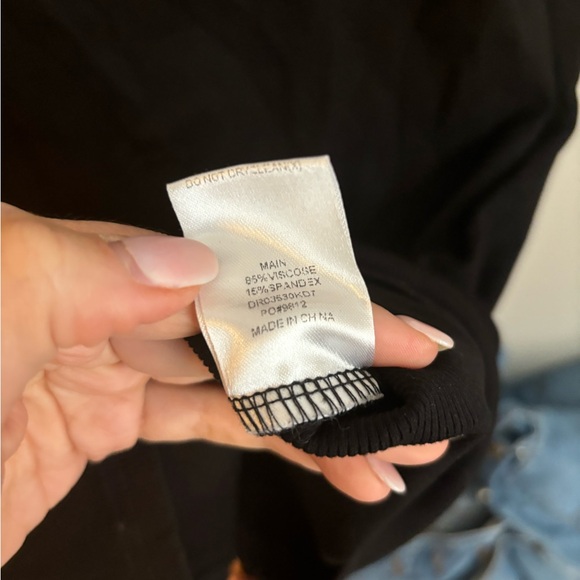 MESHKI ALEXIS Ribbed Cami Midi Dress - Black M - Picture 10 of 10